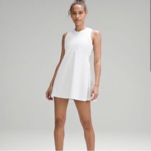 Lululemon Grid Texture Sleeveless Tennis Dress